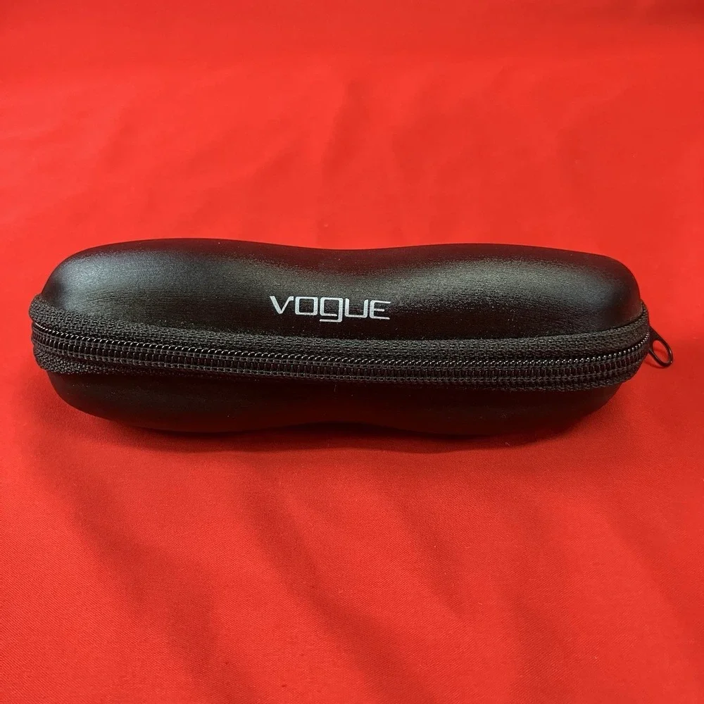 Vogue Semi-Hard Zipper Case Only / Eyeglasses Sunglasses / Black /Sun Reading #2